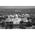 thumbnail image 2 of Highsmith, Carol 24x17 Black Ornate Wood Framed with Double Matting Museum Art Print Titled - Aerial view, United States Capitol building, Washington, D.C. - Black and White Variant, 2 of 4
