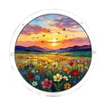 thumbnail image 2 of 7.9'' Sunset Landscape Acrylic Jigsaw Puzzle Suncatcher, Stained Glass Style Window Hanging Wall Decor, Colorful Light Art Ornament Sun Catchers Indoor Window for Home(B), 2 of 6