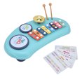 thumbnail image 2 of Toy Xylophone, Music Education Effect Attractive Color Simple Operation ABS Material Baby Xylophone  For Gift For Home Blue, 2 of 8