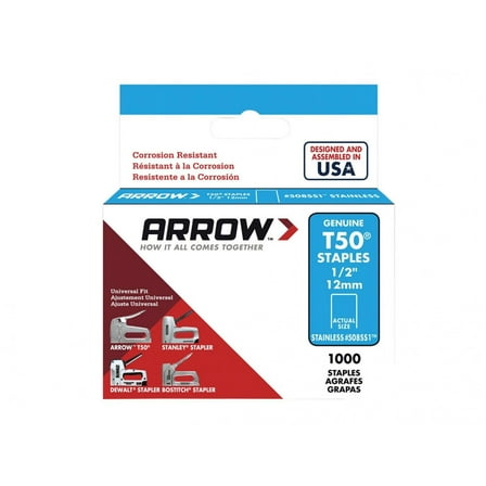 Arrow T50 Stainless Steel Staples