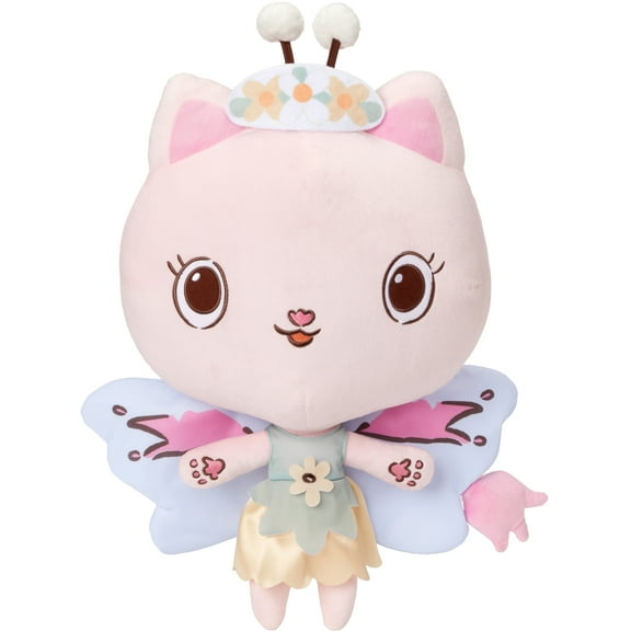 Gabby's Dollhouse Kitty Fairy Kids Plush Bedding Cuddle and Decorative Pillow Buddy