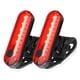 thumbnail image 1 of Luz trasera para bicicleta Ascher, recargable por USB, LED, paquete de 2 unidades, 330 mAh, 1 of 9