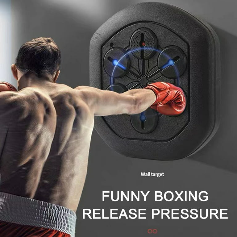 Boxing Training Music Electronic Boxing Wall Target Smart Wall Mounted Combat, Adult Unisex, Size: Small, Red