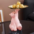 thumbnail image 4 of Estatuilla de oso , de joyería, bandeja para llaves, estatua de oso decorativa, esculturas, adorno, escultura de Animal, decoración de mes El 13x10x18cm BLESIY Estatua de oso, 4 of 6