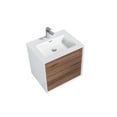 thumbnail image 1 of SERA Fleur Bathroom Vanity Walnut, 1 of 7