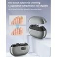 thumbnail image 6 of 2026Upgraded Fanyil Easy ClipElectric Toe Nail Clippers,3 in 1 Easy Clip Nail Clippers,lectric Nails Care Tool with LED Light,Painless Toenail Trimmer for  Arthritis,Low Visiob,  for Kids and Seniors, 6 of 10