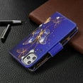 thumbnail image 5 of Dteck For Apple iPhone 11 Pro Max 6.5 inch Magnetic Patterned Leather Wallet Zipper Card Holder Stand Strap Case Cover,Purple Butterfly, 5 of 5