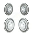 thumbnail image 1 of Genius Front Rear Coated Disc Brake Rotors Kit for Car Subaru Outback WRX Legacy KG-100992, 1 of 9