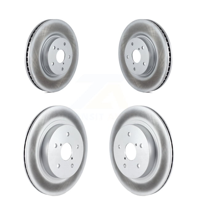 Genius Front Rear Coated Disc Brake Rotors Kit for Car Subaru Outback WRX Legacy KG-100992