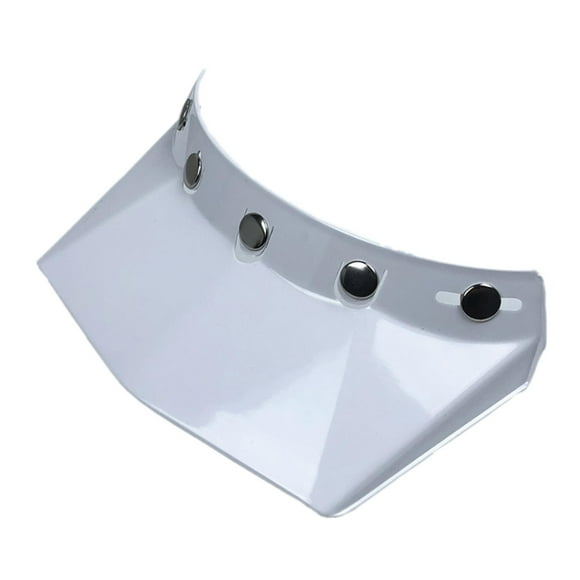 S SERENABLE 5-Snap Visor Peak Sun for Most Open Face Half Face Or White1