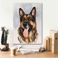 thumbnail image 5 of Epic Graffiti 'German Shepherd 2' by Barbara Keith, Canvas Wall Art, 18"x26", 5 of 8