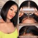 thumbnail image 2 of Peluca AISI Wear and Go, cierre sin pegamento, pelo humano, corte bob, 2 of 7