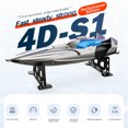 thumbnail image 2 of Bateau Télécommandé, Bateaux de Course Rapides 4 Canaux 2.4GHZ pour Piscines Lacs, Bateau RC Haute Vitesse 30KM/H pour Enfants Adultes, 2 of 6