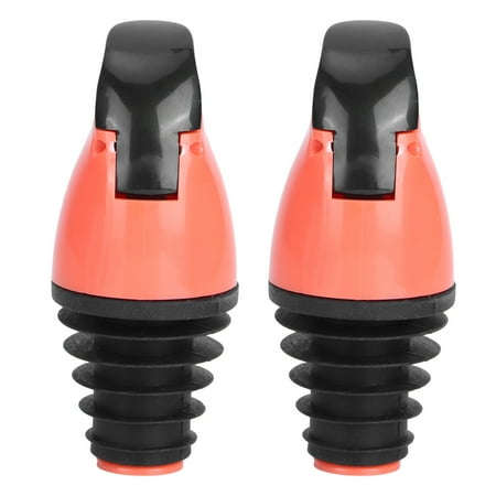 

Oil Liquor Pourers Kitchen Utensils Oil Bottle Pourer Stopper ABS+Silicone Wine Oil Vinega For Pours Liquor Orange Red