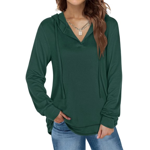 ADREAMLY Women's Hoodie Long Sleeve Pullover Hooded Sweatshirt with Pocket