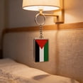 thumbnail image 3 of Acrylic Flag Keychain Set, Double-Sided Printed Key Rings with Metal Chain, Clear Lightweight Travel Bag Charm, 1-Pack, 3 of 5