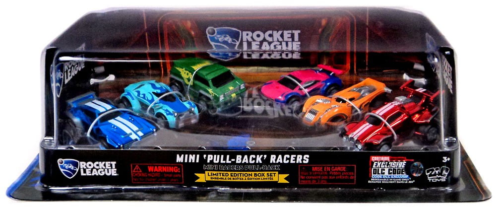 rocket league pull back racers 6 pack