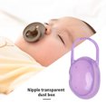 thumbnail image 6 of "Baby Infant Pacifier Box Holder Portable Dust Proof Newborn Travel Storage Case, Purple", 6 of 9