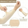 thumbnail image 2 of YOPTOP 8 Paires de Manchons Protecteurs Fins pour Peau Âgée, Blanc, 2 of 5