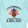 thumbnail image 3 of Inktastic Thanksgiving Big Sis Announcement Turkey Toddler Sweatshirt, 3 of 4