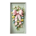 thumbnail image 1 of YWIYIUD 1PC Happy Easter Door Cover Easter Decorations, 71x35 Inch Easter Rabbit Eggs Door Banner Welcome Easter Banner Spring Theme Rabbit Door for Front Door Wall Indoor Outdoor Home Decor, 1 of 7