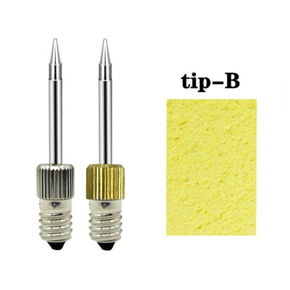 Replacement Soldering Iron Tips E10 Interface Battery Corrosion Resistant Long Life Electric Soldering Needle Tips For Indoor