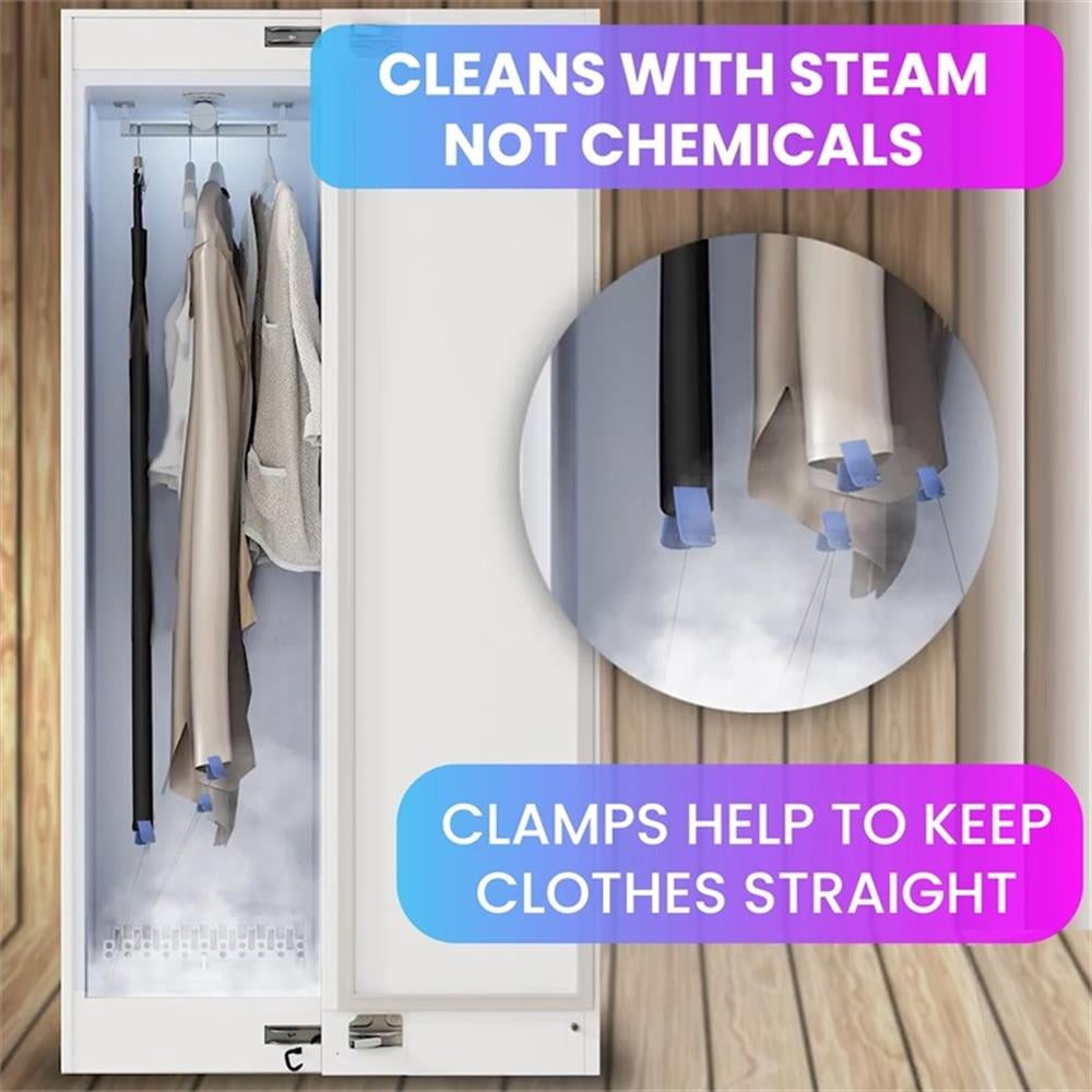 Pemberly Row Steam Dryer Closet Remove Wrinkles Deodorize Refresh Slim