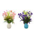 thumbnail image 4 of Adorno de Flores falsas ANGGREK Planta de Pecera artificial colorida decorativa 2 Piezas, 4 of 7