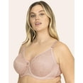 thumbnail image 2 of Smart & Sexy Women's Plus Size Retro Lace & Mesh Unlined Underwire Bra, 2 of 6