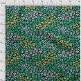 thumbnail image 3 of oneOone Silk Tabby Green Fabric Animal Skin Fabric For Sewing Printed Craft Fabric By The Yard 42 Inch Wide-6LH, 3 of 4