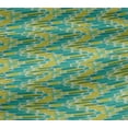 thumbnail image 5 of oneOone Viscose Jersey Fabric Chevron Kasuri Printed Craft Fabric BTY 60 Inch Wide, 5 of 5