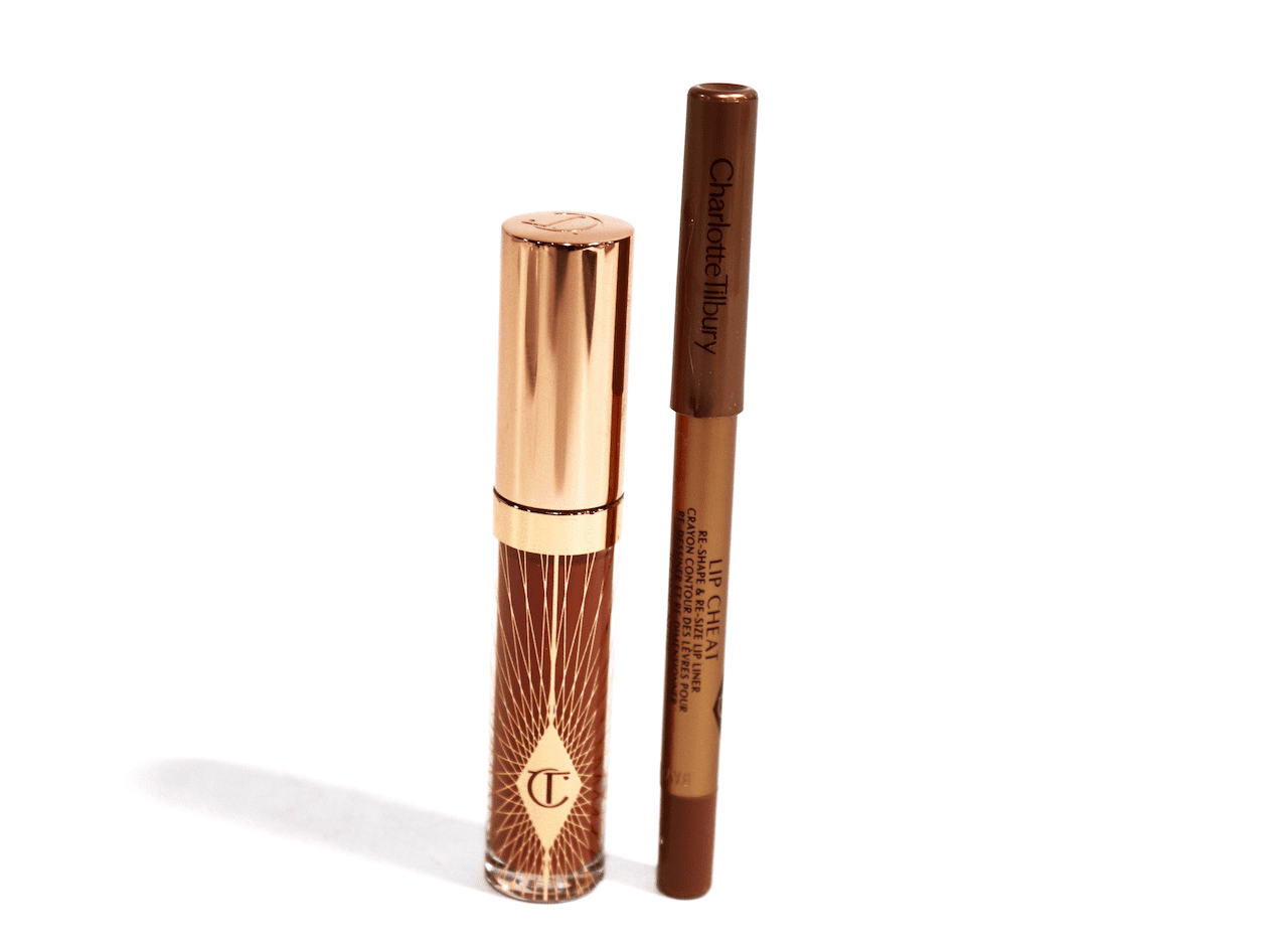 CHARLOTTE TILBURY Mini Glossy Pink Lip Gloss + Lip Liner Set - Nude Pink