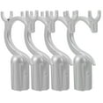 thumbnail image 1 of 4pcs Utility Hook Head Telescopic Rod Pole Head Aluminum Alloy Reach Pole Head Replacement Windows Blinds Hangers Wardrobes Closet Rods Head, 1 of 7