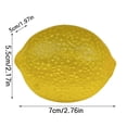 thumbnail image 3 of Simulation Citrus Lemon Squishy for Adults TPRA Sensory Gadget Realistic Textured Fruit Shape Office Desk Accessory Pressure Relief Tool 2.76 Inch 1 Pack, 3 of 3