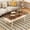 Brown & White, variant on Merronix Tempered Glass Coffee Table, 2-Tier Rectangle Modern Center Table with Metal Legs, Glass Accent Table for Living Room Office, Brown & White