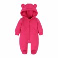thumbnail image 2 of YHAJDS Toddler Fall Winter Casual Jumpsuit, Jumpsuit for Kids Fall Winter Thickened Footed Zip Romper Long Sleeve Warm Outerwear Kids Jumpsuit, 2 of 5