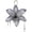 Grey, variant on Lifelike Lily Keychain Bag Charm Simulation Lily Flower Hanging Keyring Pendant Chic Bag Pendant Accessories