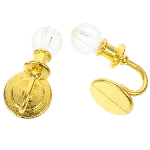 2 PCS Mini Dollhouse Accessories Lights Wall Lamp Lighting Model for Girls Toddler