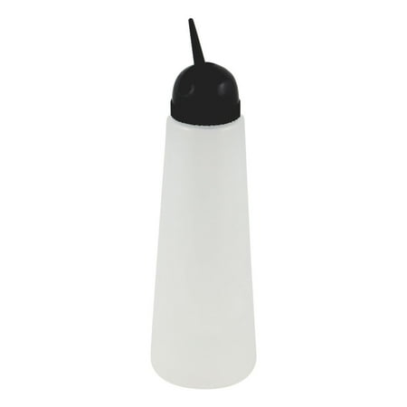 - Cylinder Shape Clear White Plastic Liquid Holder Squeeze Bottle 260ml