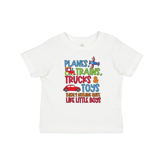 Inktastic Planes Trains Trucks and Toys Nothing Quite Like Little Boys Boys Baby T-Shirt