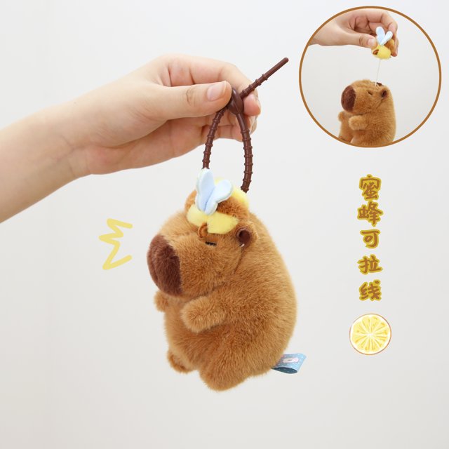 Poupée Capybara Véritable Poupée Jouet en Peluche Oreiller Cadeau d'Anniversaire Célébrité Internet Ragdoll DMH