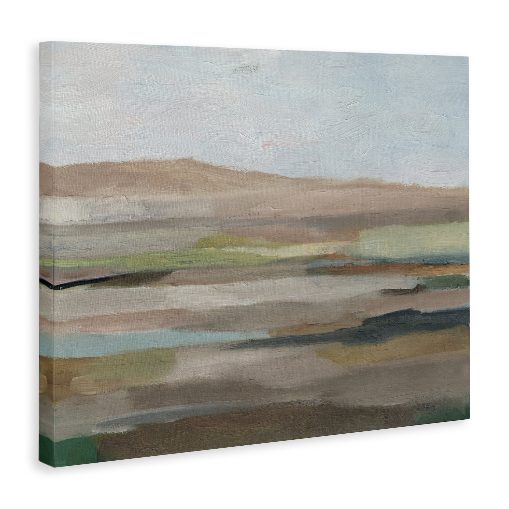Stupell Industries Scenic Desert Landscape Landscape & Nature Painting Wrapped Canvas Art Print Wall Art, 20 x 16