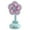Blue, variant on HmNPlay 2-in-1 Rechargeable Handheld & Desktop Fan with Sun-Activated Speed - Portable USB Mini Fan for Travel, Home Office - Lightweight Flower Design, Auto Wind Boost (Blue)