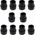 thumbnail image 1 of Paquete de 10 puntas para patas de trampolín, de goma antideslizante, fáciles de instalar, de látex resistente para patas redondas de 2,5 cm, color negro., 1 of 5
