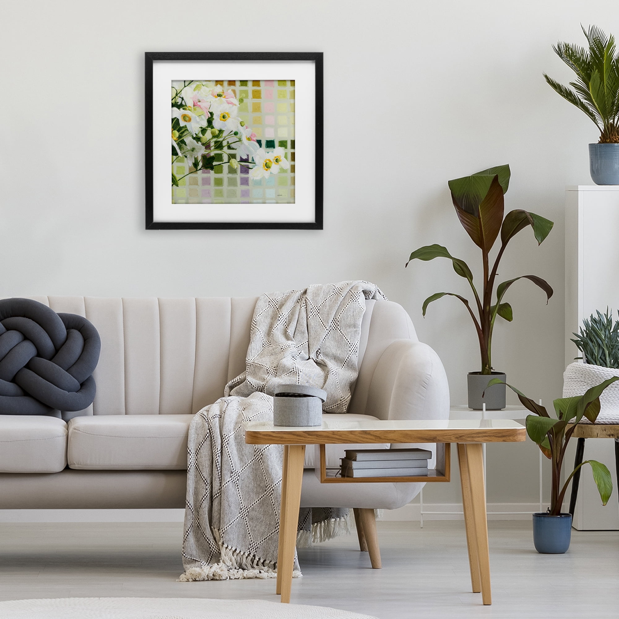 Stupell Industries Color Chart Daffodils Black Framed Print Under Glass, design by Shirley Novak
