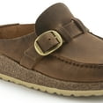 thumbnail image 2 of Birkenstock Buckley Leather Clog, 39, Brown, 2 of 6