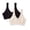 Black/Light Beige, variant on Bali MD One Size Nylon Microfiber Crop Bra, Black/Light Beige (2 Pack)