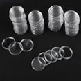 thumbnail image 4 of 100Pcs 34mm Coin Cases Capsules Holder Applied Clear Plastic Round Storage Boxes, 4 of 6