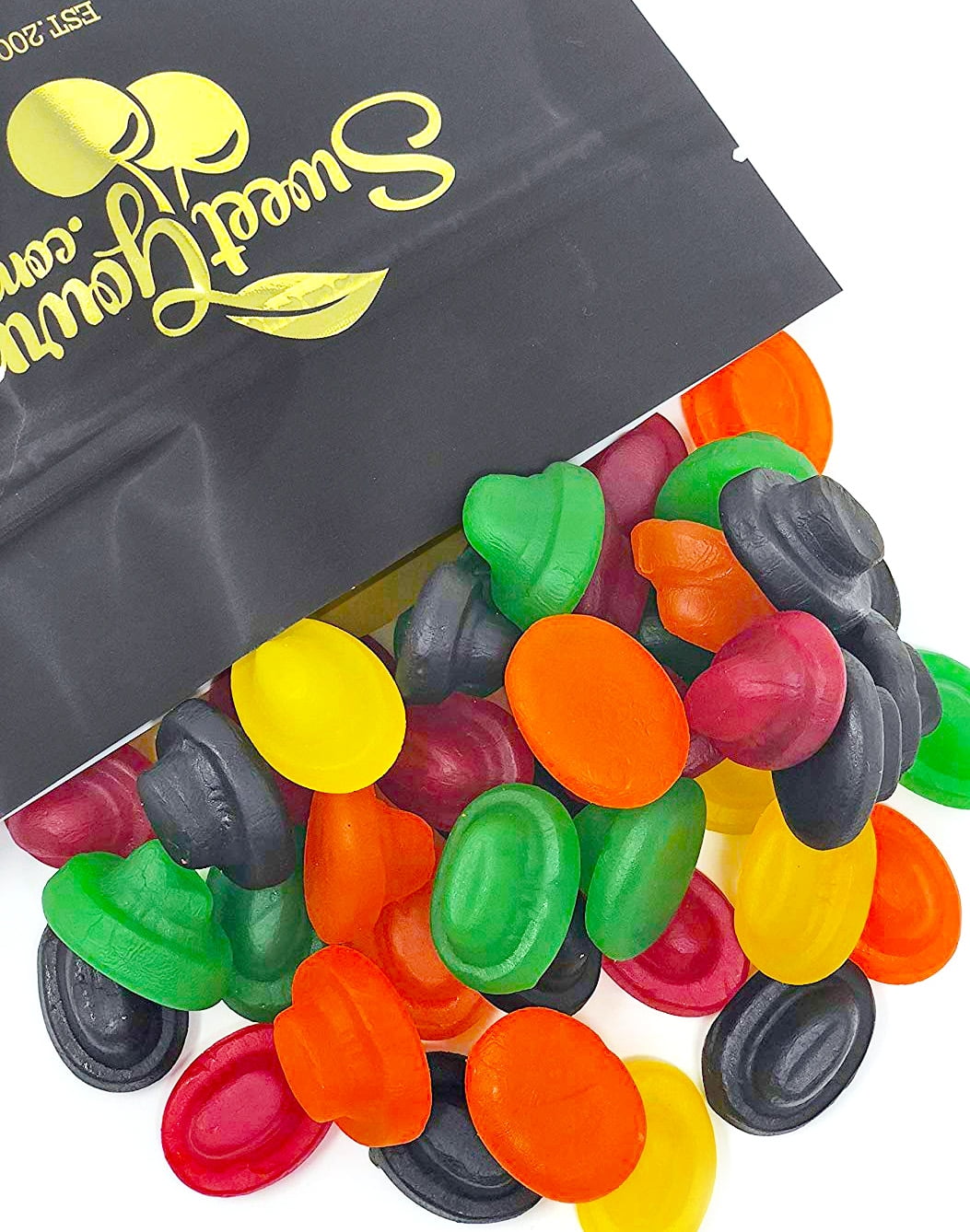 Ferrara Candy Fiesta JuJu Hats Jujube bulk candy root beer, spearmint, anise, clove