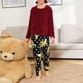 thumbnail image 6 of Xecao Banana Print Teenagers' Pajama Pants Long Sleep Pants Soft Elastic Waist Pajama Bottoms Elastic waist with 2 Pockets 5-16 Years-Small, 6 of 6